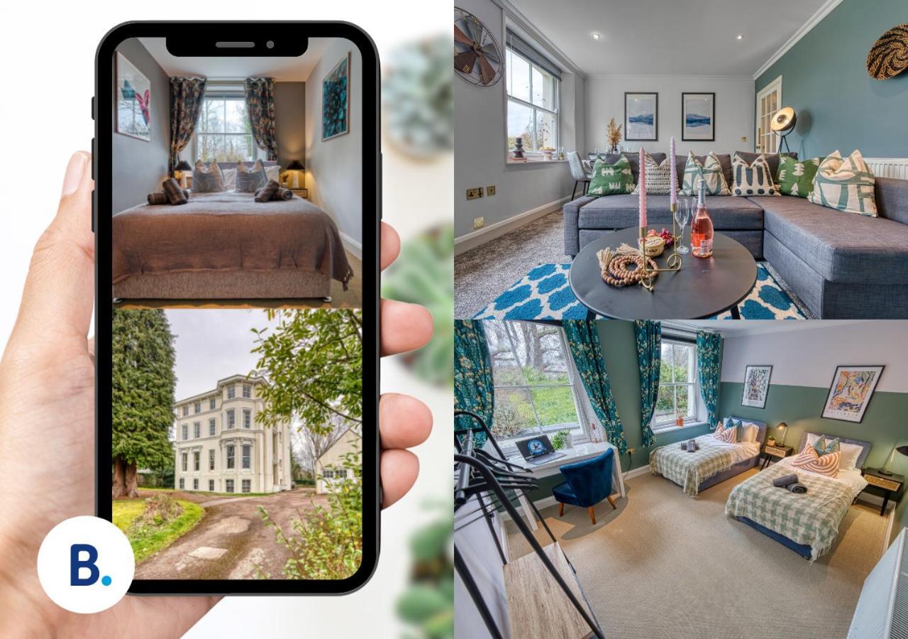 2 Bedroom Stylish Spacious Apt, Sleeps 6, Central Cheltenham, With Free Parking - By Blue Puffin Stays Dış mekan fotoğraf